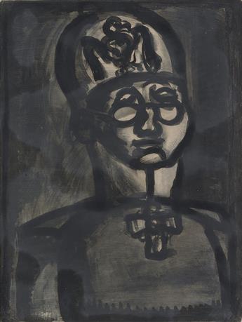 GEORGES ROUAULT Le Clown jaune.